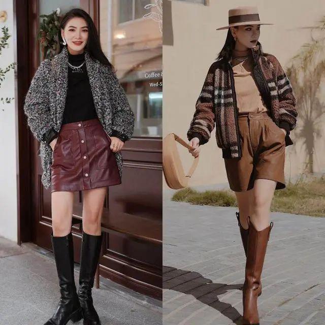 还是裤子建议多配“长靴”保暖还时尚AG真人游戏第一品牌无论你穿裙子(图10)